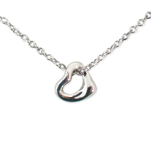 TIFFANY 925 heart pendant necklace